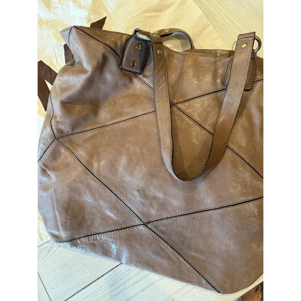 VTG Michael‎ Michael Kors Large Leather purse handbag 14 x 16 real leather